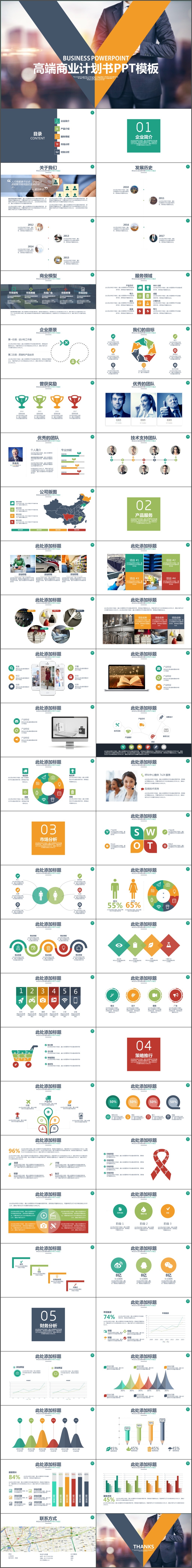 高端公司介绍商业计划书创业融资企业宣传产品宣传PPT模板(1456)